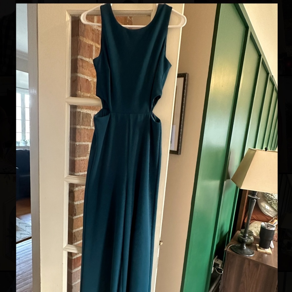 Teal Wide Legged Jumpsuit